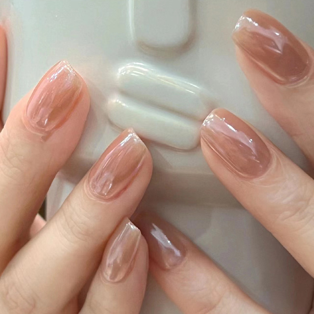 ชุดเครื่องมือ 5in1+ทำมือ] เล็บปลอมแบบบาร็อค ผงไข่มุก Ins โฟโตอุปกรณ์ เล็บปลอมแบบติดเล็บ ใช้ซ้ำได้
