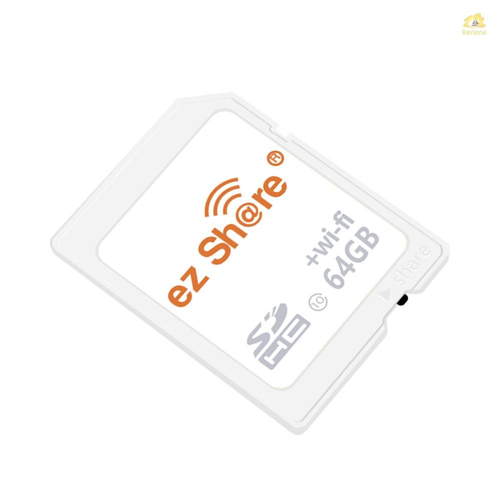 EZ Share SD Card Wireless WiFi Share Card Flash Card Class 10 64GB สําหรับ Canon//