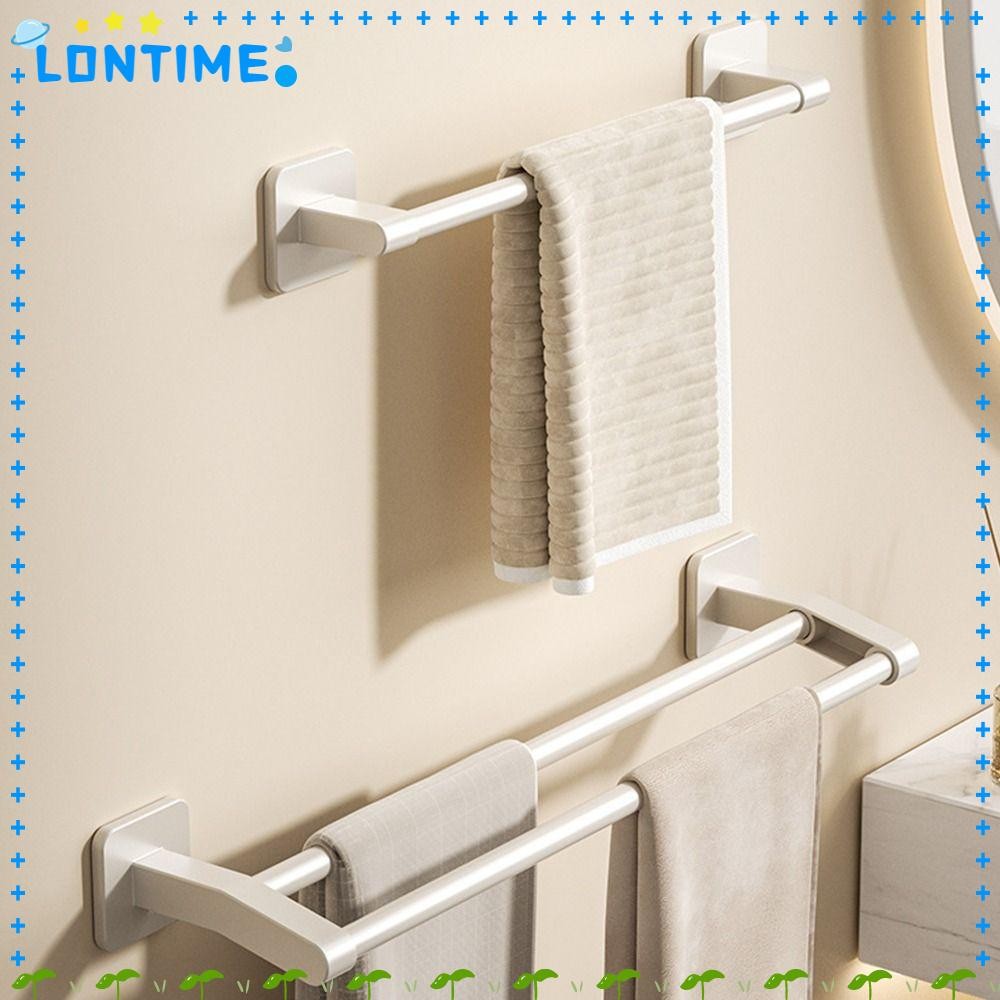 LONTIME ราวแขวนผ้าเช็ดตัว, วางผ้าเช็ดตัวติดผนัง, อลูมิเนียมรับน้ําหนักที่แข็งแกร่ง 30 ซม./40 ซม. ที่เก็บผ้าเช็ดตัวแขวน