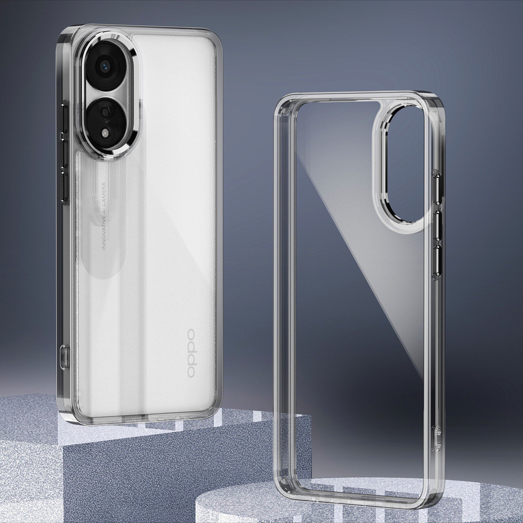 เคส OPPO A98 A78 A57 A77S 4G 5G ไดมอนด์เคลียร์ สวย เคสใส่โทรศัพท์ อะคริลิคใส กันกระแทก ปกป้องกล้อง เ