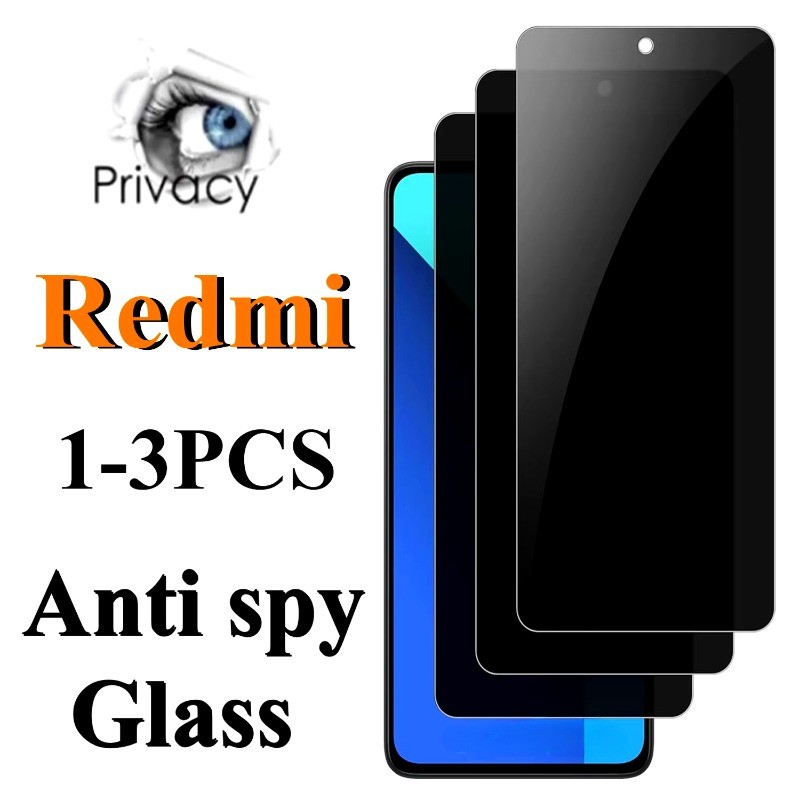 1-3 ชิ้นส่วนตัวฟิล์มกระจกนิรภัยใสสําหรับRedmi 14R 14C 13x 13R 13C 13 12C 12 11A 11 10X 10C 10A 10 Pr