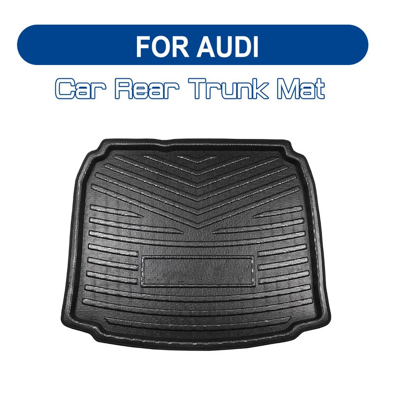 For AUDI A1 A3 A4 A4L A5 A6 A6L Q7 Q5 Q3 Car Rear Trunk Boot Mat Floor Mats Anti Mud Carpet Cargo Wa