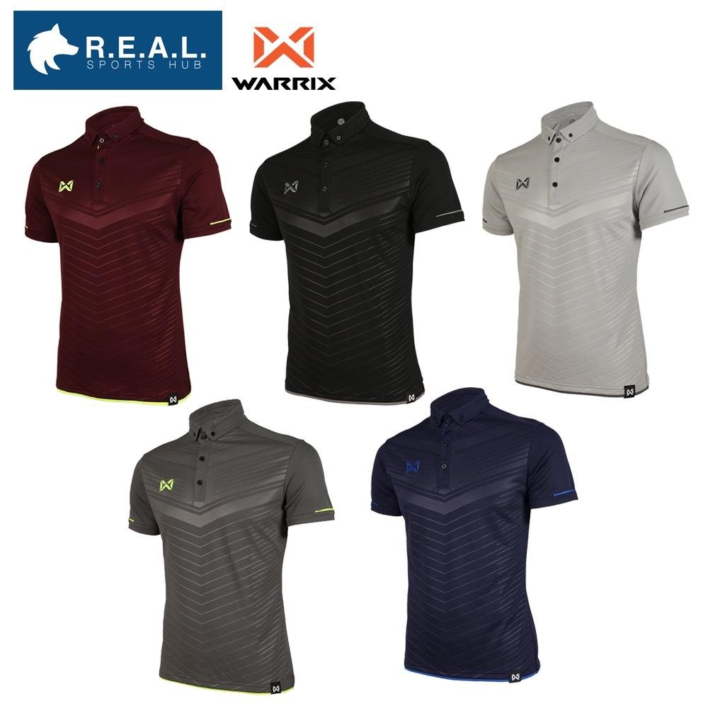 เสื้อโปโล WARRIX วอริกซ์ รุ่น La Vida WA-3318N ของแท้ (สีดำ/เทา/กรม/เลือดหมู) ผู้หญิง Shirt Clothing