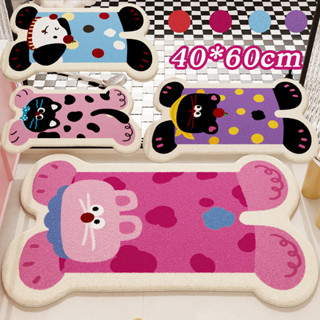 พรมปูพื้น พรมกันลื่น พรมเนื้อนุ่ม พรมซับน้ำได้ดี ลายน่ารักสุ…