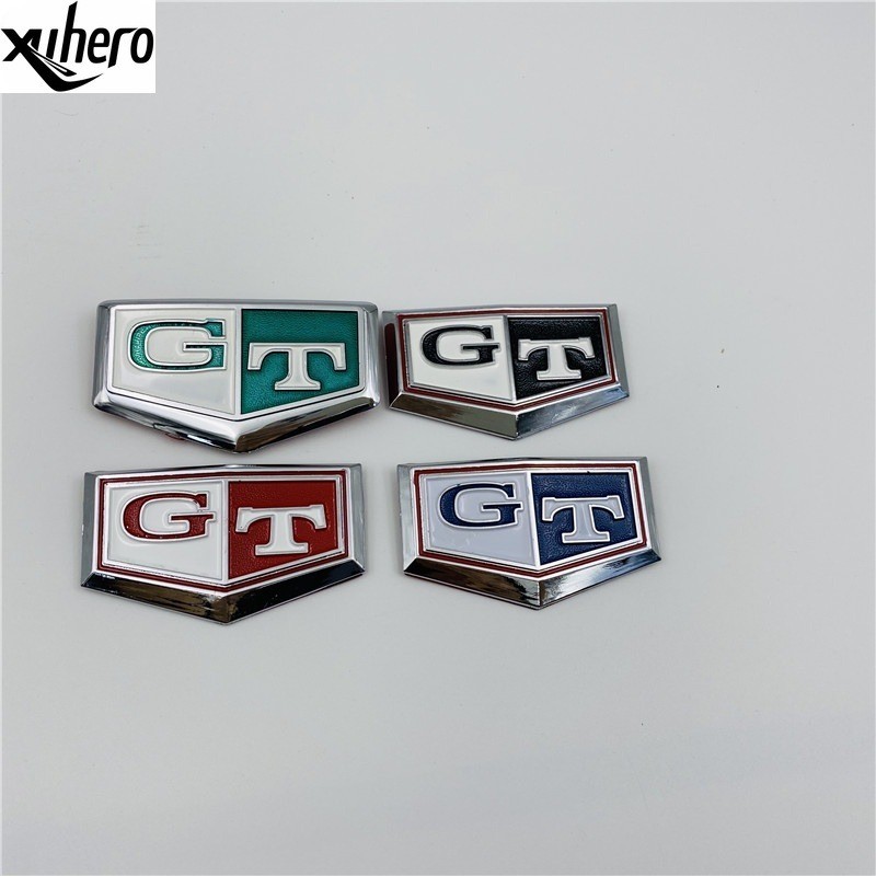 4 สีสําหรับ Nissan Skyline R34 R32 GTR GTT GT ด้านหน้าด้านข้าง Fender Emblem Badge โลโก้เครื่องประดั