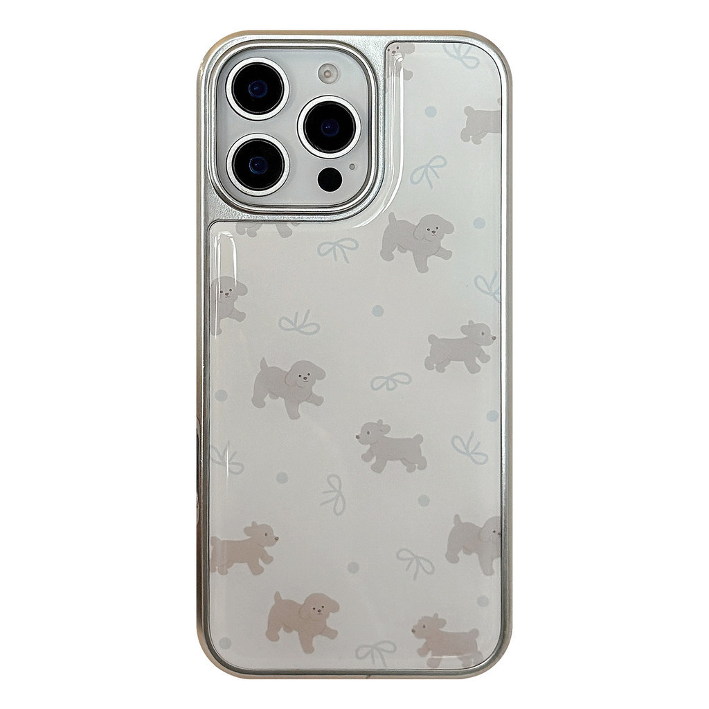 น่ารักสีเทาตุ๊กตาเคสโทรศัพท์Drop-ResistantสําหรับiPhone รูปที่ 2