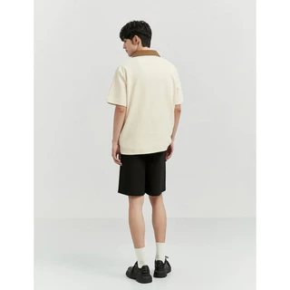 BeCoolMan🍃เสื้อโปโลแขนสั้นลําลอง ทรงหลวม สวมใส่สบาย เข้ากับทุกการแต่งกาย แฟชั่นฤดูร้อน สําหรับผู้ชาย