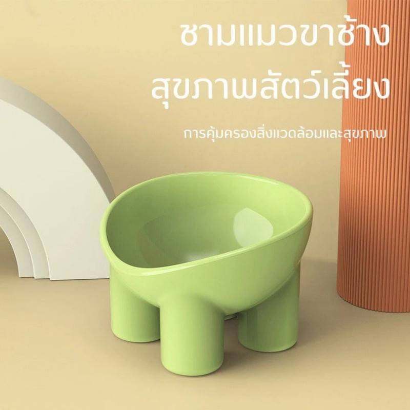 ✨ชามกันมด แมว ชามอาหารแมว ชามอาหารสัตว์เลี้ยง ทรงเฉียง ชามอาหารสุนัข ที่วางอาหารสัตว์เลี้ยง เครื่องให้อาหารสัตว์เลี้ยง - รูปที่ 5