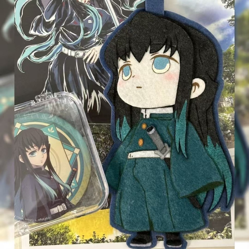 Demon Slayer/Muichiro Tokito/Demon Slayer อะนิเมะ Tokito Muichiro น่ารักไม่ทอจี้ Merchandise กระเป๋า