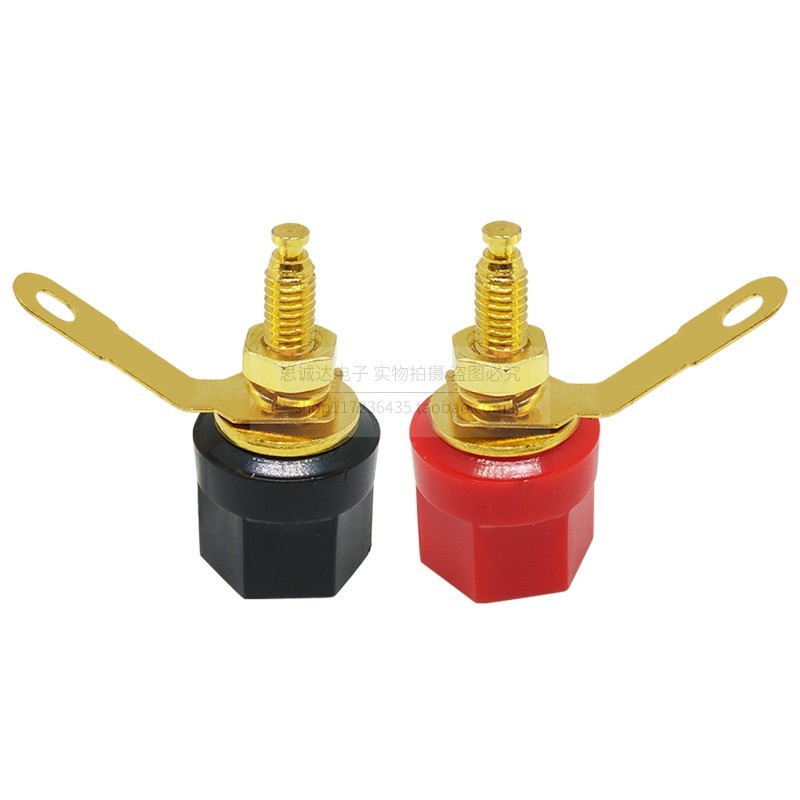 Gold-plated Audio Power Amplifier แผงลําโพงประเภทหกเหลี่ยม 301 Terminal Terminal Terminal 4MM Banana Socket