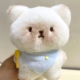 🔥ร้านไทย🔥 พวงกุญแจตุ๊กตาหนานุ่มรูปกระต่ายแมวสยามตัวการ์ตูนน่ารักกระเป๋าตุ๊กตายัดนุ่นสุดน่ารักแหวนตกแต่งรถของขวัญคู่