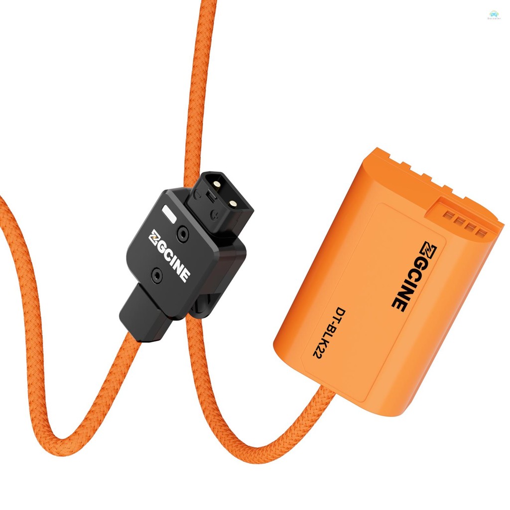 Yb2 อะแดปเตอร์ ZGCINE DMW-BLK22 Dummy แบตเตอรี่ D-Tap Connector สายไฟ 60 ซม.ยาว D-Tap ถึง DMW-BLK22 Dummy แบตเตอรี่สําหรับ Panasonic Lumix
