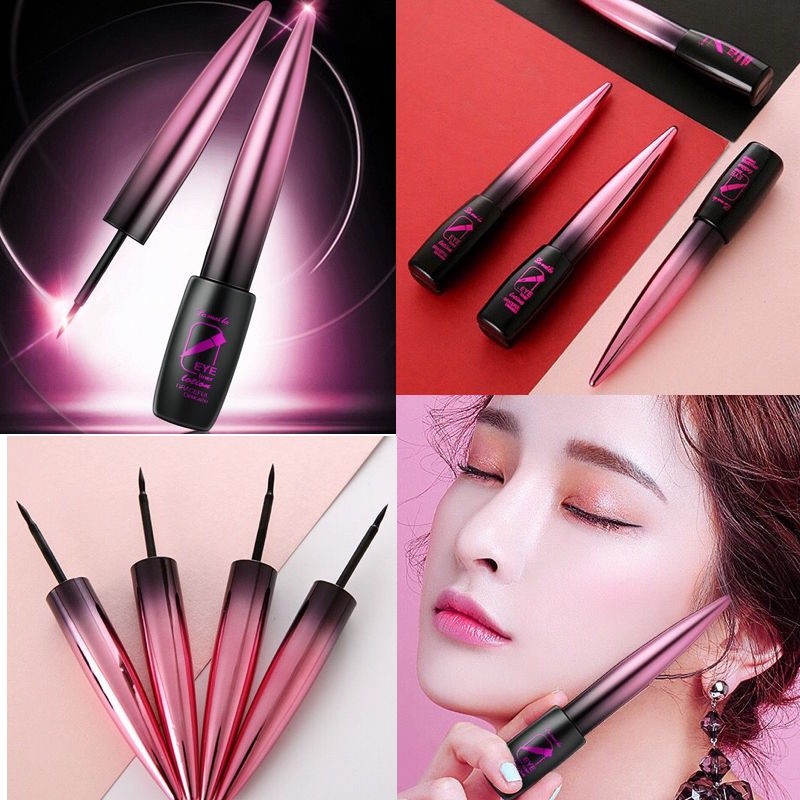 shiny girl: อายไลเนอร์ชนิดน้ำยาวนานดำของแท้ซุปเปอร์กันน้ำและ ยาวนานไม่สำคัญสามเณรอายไลเนอร์ปากกาสีดำ YE760 - รูปที่ 5