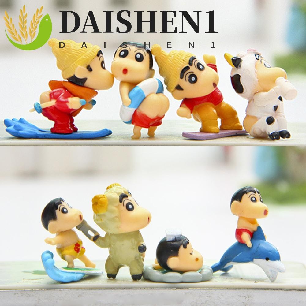 Daishen1 โมเดลฟิกเกอร์ อนิเมะชินจัง 8 ชิ้น