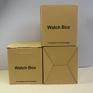 นาฬิกาหรูดั้งเดิมของขวัญกล่องสีเหลือง