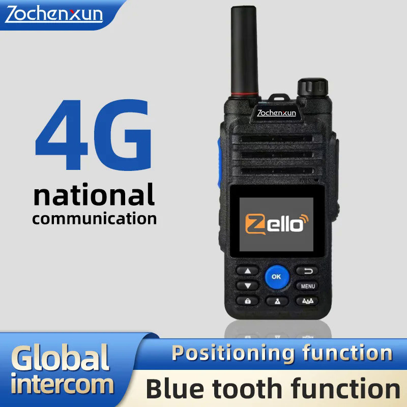 B5 Zello Walkie Talkie 4g Radio With Sim Card Blue tooth Long Range Two Way Radio Walkie Talkie Prof