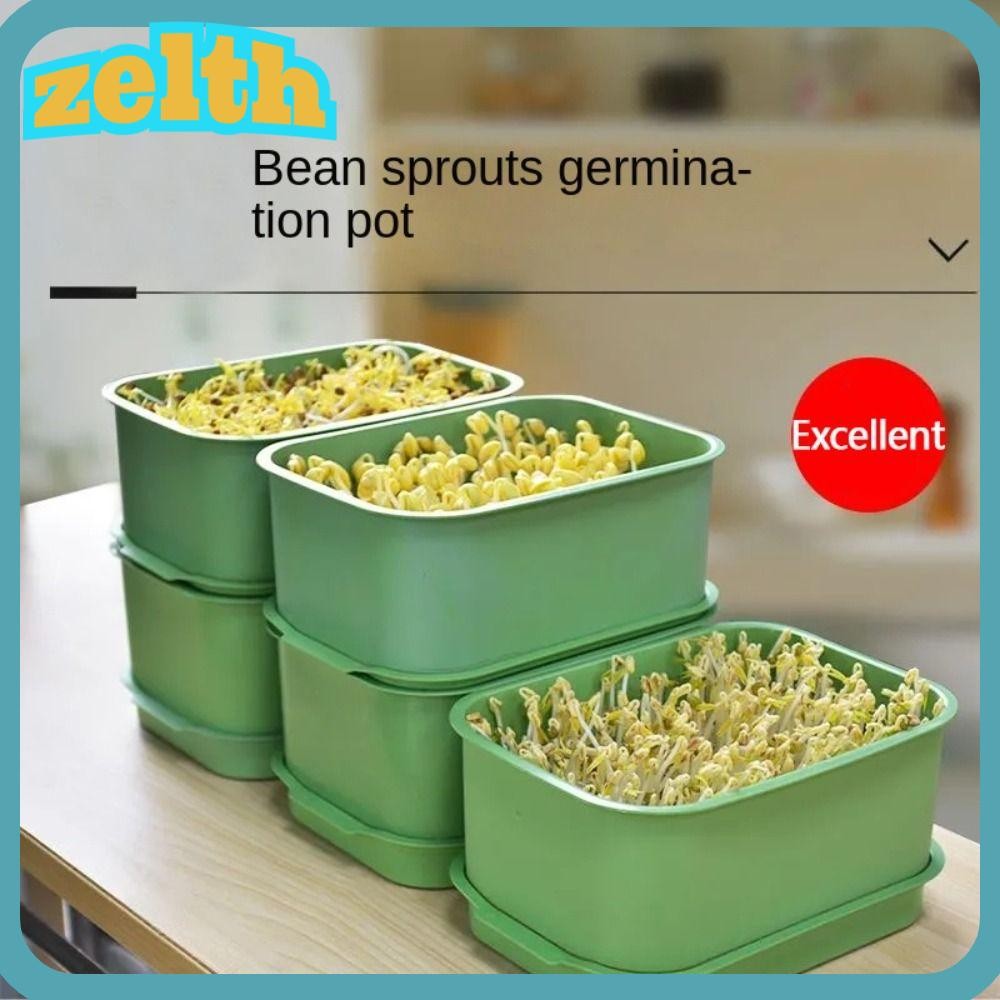 Zelth ถาดปลูกถั่วงอก, ตัวช่วยปลูกต้นกล้าเครื่องมือพืชสวนแผ่นแตกหน่อ Hydroponic, ทนทานนํากลับมาใช้ใหม่อเนกประสงค์สะดวกระบบไฮโดรโปนิกส์