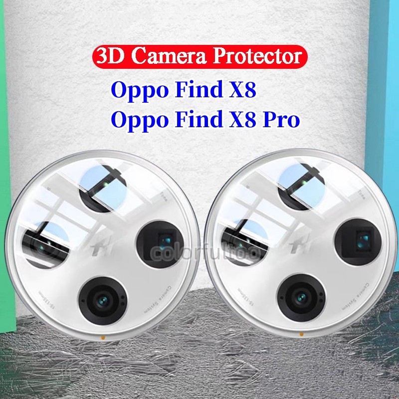 Oppo ค้นหา X9S Pro Clear กล้องป้องกันฟิล์มสําหรับ Oppo ค้นหา X9 X8 Pro X8Ultra X9Pro FindX9S 5G 3D โค้ง HD คลุมทั้งหมดกล้องกระจกนิรภัยป้องกันหน้าจอกลับฟิล์มเลนส์