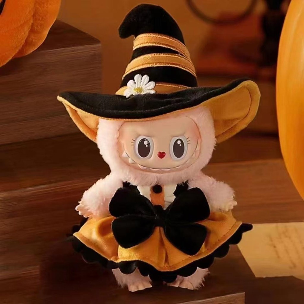 ในสต็อกpop MART MOKOKO magic of pumpkin Halloween 法魔南瓜 胶毛绒
