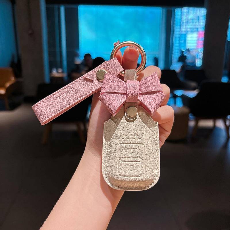 ที่ใส่กุญแจรีโมทรถยนต์ Honda City HRV Accord CRV Civic WR-V Jazz BRV XRV FIT พวงกุญแจรถ. กระเป๋าใส่กุญแจรถ - รูปที่ 5