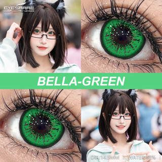 Eyeshare BELLA แดง/สีเขียว/ม่วง คอนแทคเลนส์คอสเพลย์ 0.0 คอนแ…