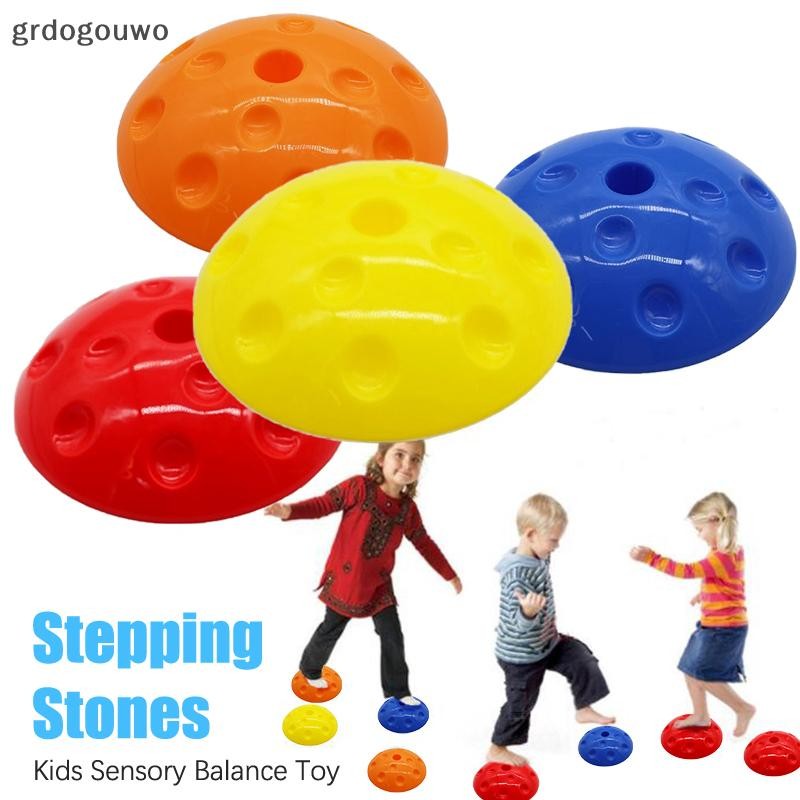 Grdog เด็ก Balance Stepping Stone เด็ก Balance Half Ball ของเล่นการออกกําลังกาย Balance และประสานงานในร่มกลางแจ้งตลกเกมของเล่น th