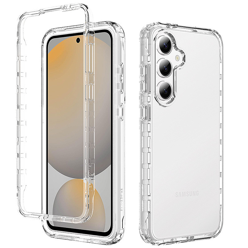 สําหรับ Samsung Galaxy A16 5G Dual Layer Hybrid Anti-Scratch Gradient กันกระแทก Full Body Clear Case Cover