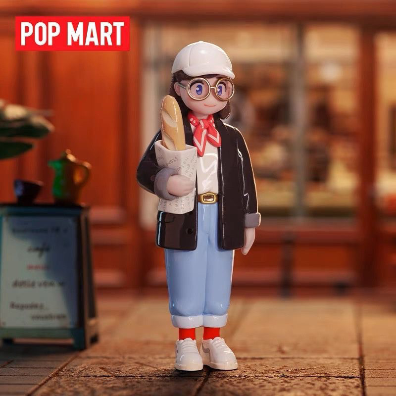 Just A GIR Xiaonuos Morning Series รูป Mystery Box POPMART ของเล่นของขวัญอินเทรนด์ Pop Mart