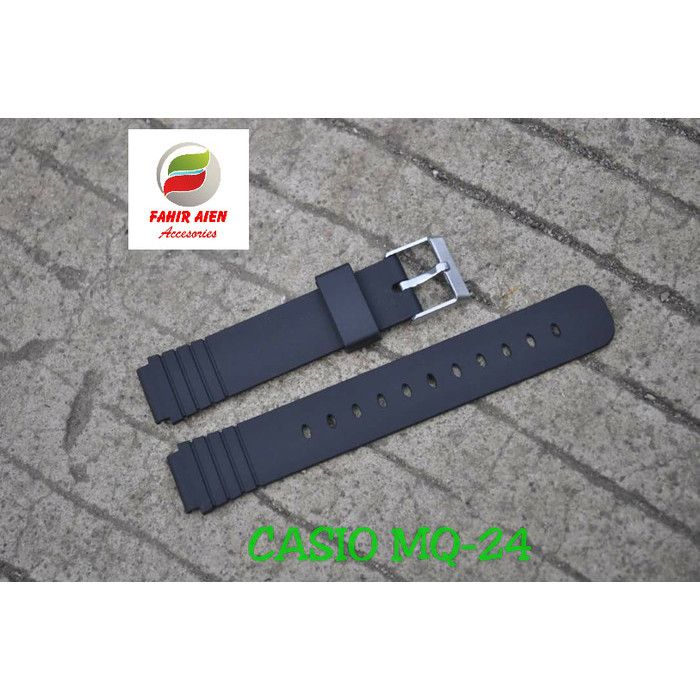 CASIO MQ24/MQ-24/MQ 24 สายรัดยาง CASIO MQ24 สายนาฬิกา