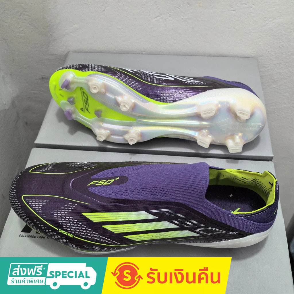 F50 lightstrike Pro Elite FG 36-45รองเท้าฟุตบอลเด็ก/รองเท้าฟุตบอลชายหญิงรองเท้าฟุตบอลถักกลางแจ้งกันลื่นและทนต่อการสึกหรอ0 LFE8 1NI7