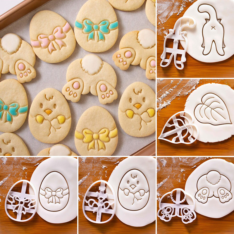 3d DIY น่ารักเครื่องตัดคุกกี้แม่พิมพ์แมว Kitty 3D คุกกี้ประเภท Pastry Mold สําหรับเบเกอรี่เด็กเด็ก Bakeware อุปกรณ์ครัว