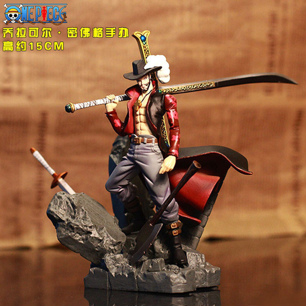 ตู้ใส่โมเดล โมเดลอนิเมะ One Piece Styling King Top Battle Jorakol Mihawk Hawkeye Luffy เครื่องประดับ