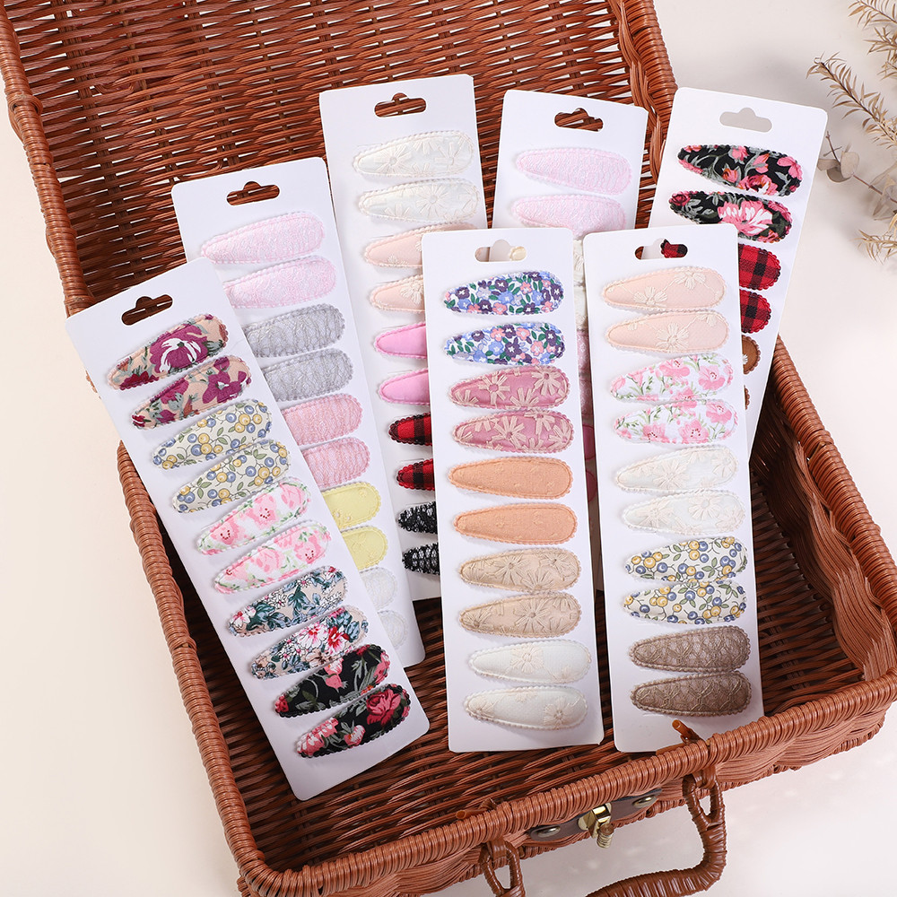 10 ชิ้น/เซ็ต BB คลิปสําหรับเด็กอุปกรณ์เสริมผมหวาน Printe Hairbangs กิ๊บติดผมสาว Barrette Ins สไตล์ Daisy Hairpin เครื่องประดับ