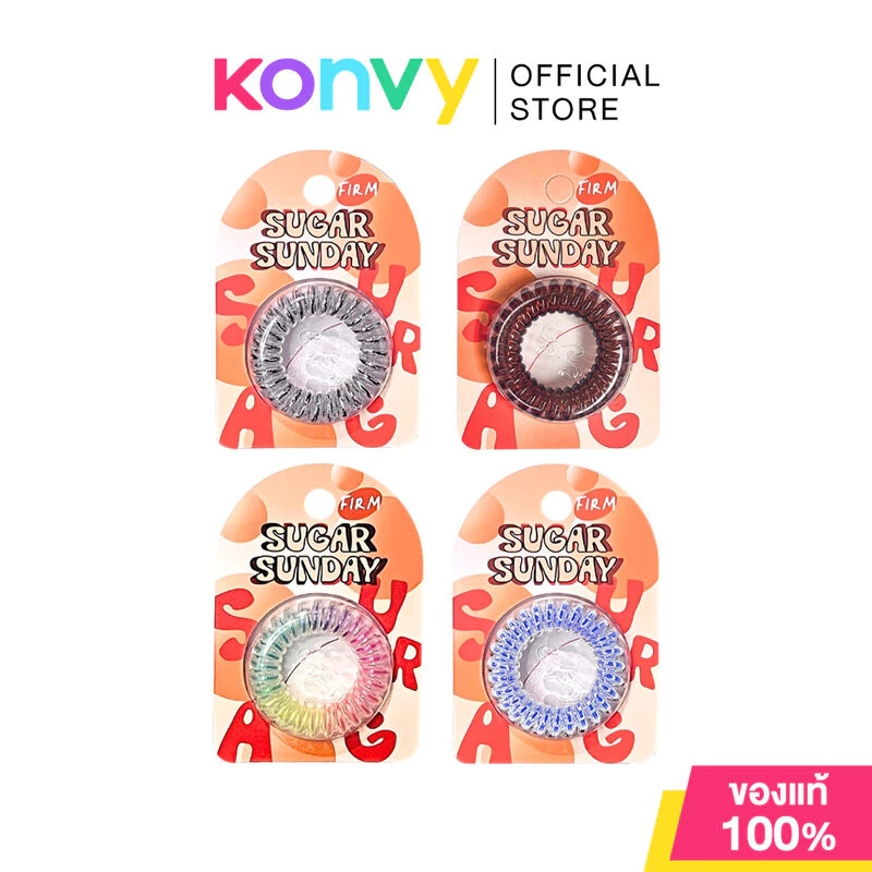 Sugar Sunday Traceless Hair Ties - Firm 1pc ชูการ์ ซันเดย์ ยางรัดผม รุ่นเฟิร์ม เหมาะสำหรับผมหนา-หนามาก