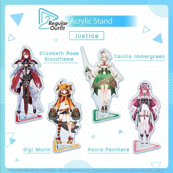 [PO] Hololive English Justice Regular ชุดอะคริลิคขาตั้ง Elizabeth Gigi Murin Cecilia Immergreen Raor