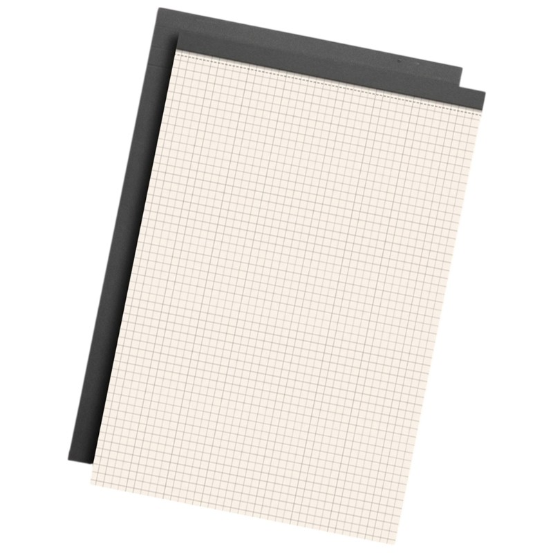 Stat A 4 80 แผ่น Graph Notepads แผ่นกระดาษกราฟพร้อมแผ่นสํารองกระดาษแข็งสําหรับสํานักงาน