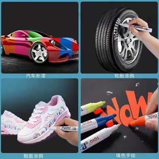 ขายส่งปากกามาร์กเกอร์ยาง 1 ชิ้น, หมึกถาวรแห้งเร็วสําหรับรถจักรยานยนต์, ออโต้, ยางรถจักรยาน | ทําเอง การบํารุงรักษา แบบอักษรยาง ราคาส่ง