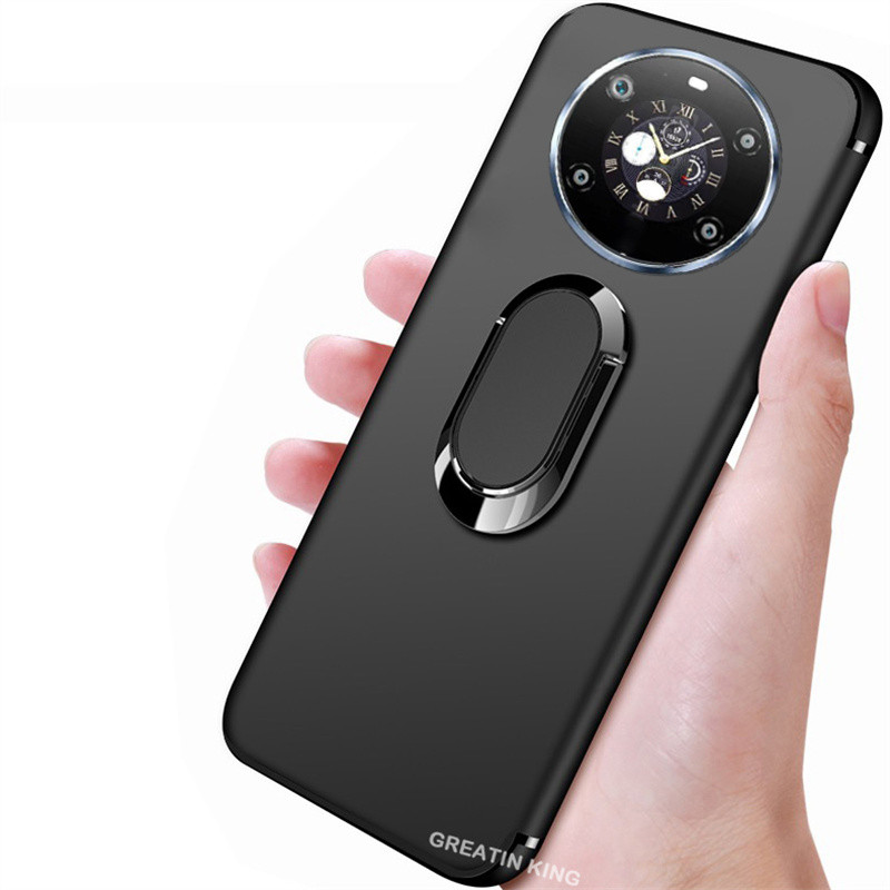 สําหรับ Fossibot F109 F109S เคสโทรศัพท์รถแม่เหล็กโลหะผู้ถือแหวนนิ้ว Soft TPU กรณี