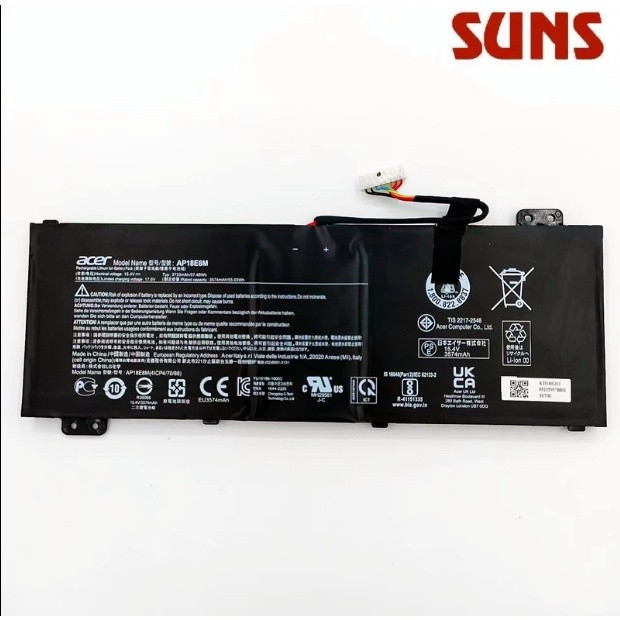 ✿Original Acer ACER AN515-54 AN517-51 7 AN715-51แบตเตอรี่ AP18E7M AP18E8M