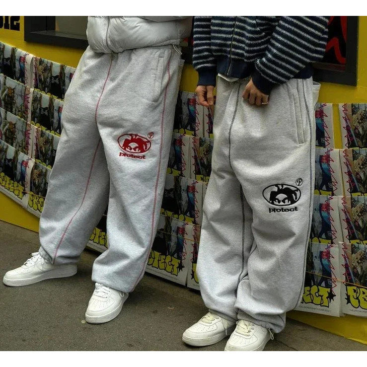 Man กางเกงขายาว Cargo Streetwear Joggers ผู้ชาย Y2k กางเกงตํารวจสบายๆกางเกงทํางานชาย Harajuku เกาหลี