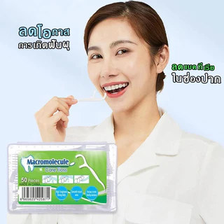 ไหมขัดฟัน ไหมขัดฟันกลม ไหมขัดฟันชนิดด้ามจับ ไหมขัดฟันชนิดนุ่มพิเศษ สำหรับดูแลช่องปาก