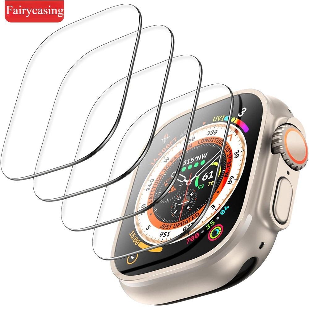 ฟิล์มไฮโดรเจลสําหรับ Apple Watch 10 46 มม.42 มม.9 8 7 6 SE 5 45/41/42/44/40/38 มม.ป้องกันหน้าจอสําหรับ IWatch Ultra 49 มม.ไม่แก้ว