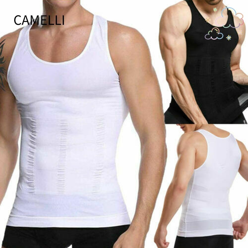 Camelli Body Shaper เสื้อกีฬาผู้ชายกระชับสัดส่วนรัดตัว