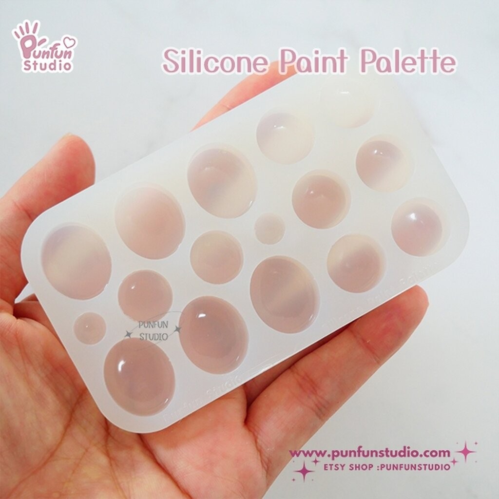 จานสี ซิลิโคน / Silicone Paint Palette