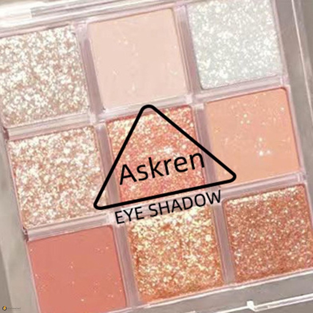 พาเลทอายแชโดว์แต่งหน้ามืออาชีพติดทนนานผสมได้ 9 สีธรรมชาติ Make Up