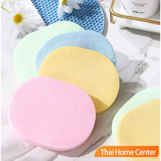 ฟองน้ำทำความสะอาดใบหน้า ฟองน้ำเช็ดหน้า พร้อมส่งในไทย ฟองน้ำล้างเครื่องสำอาง face wash sponge