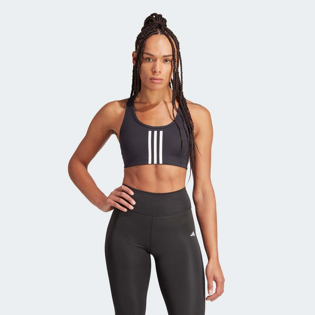 adidas Training Powerimpact Training Medium-Support Bra Mix Mat Iteration Women Black IQ3379