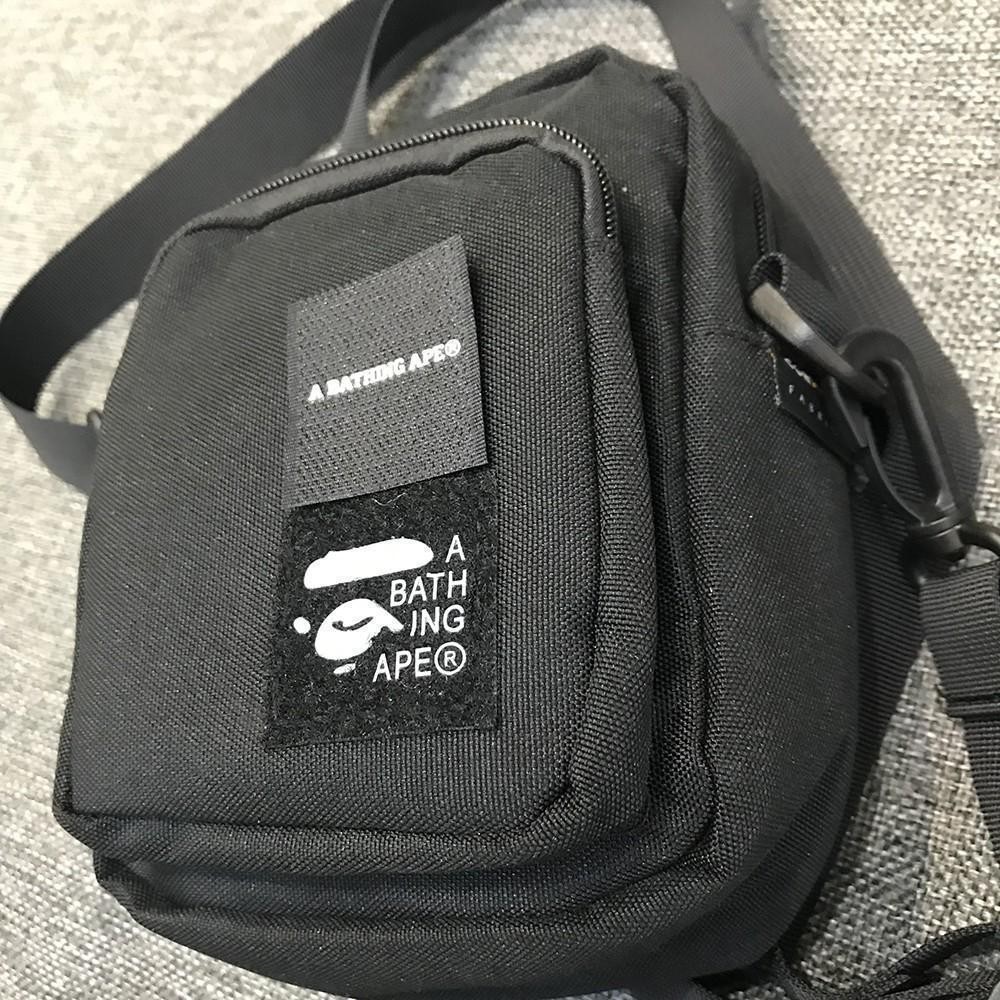 Bape Messenger Bag กระเป๋าสะพายไหล่ผู้ชายกันน้ําความจุขนาดใหญ่