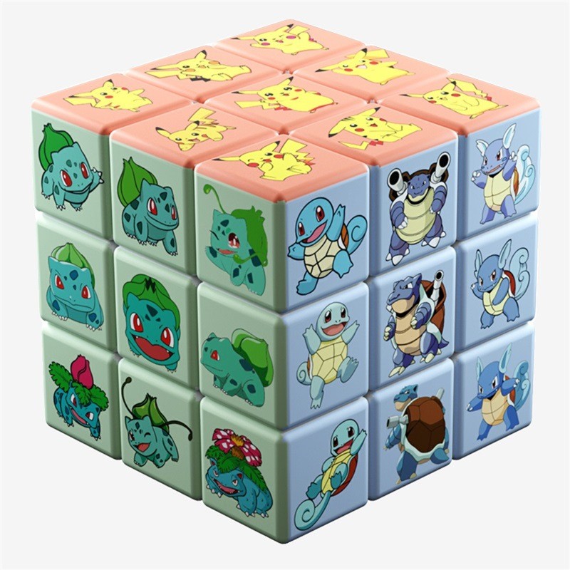 Pokemon Cube 3x3x3 Speed Cube 3x3 MAGIC Cube Puzzle Toy