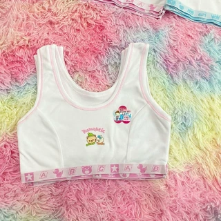 เสื้อซับในเด็กครึ่งตัวไม่มีฟองน้ำ คละสี คละลายทางร้านเลืกลายให้ 1แพ็คมีลายเดียวแบบสวม เนื้อผ้านิ่ม